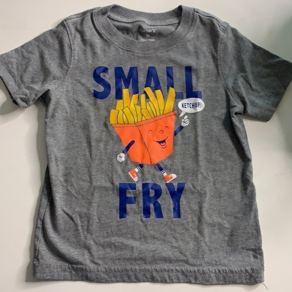 Carter’s small fry graphic short sleeve T-shirt 3T unisex toddler - Picture 4 of 5